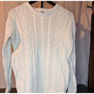 Women’s Fossil Cableknit Sweater Ivory Size S